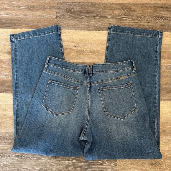 KanCan Medium Wash High Rise Trouser Wide Leg Jeans 13/30 - Picture 2 of 8